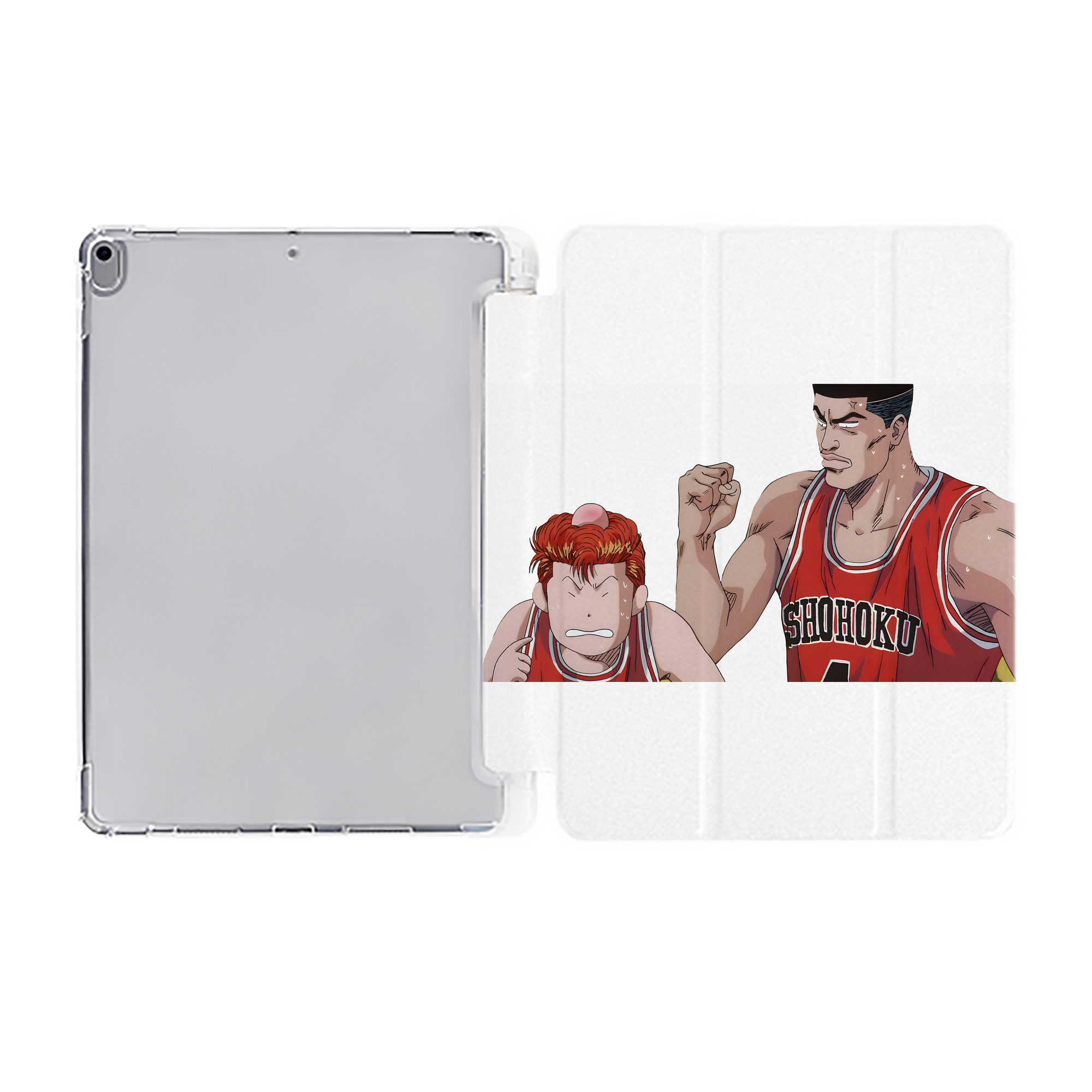 （画像用） SLAM DUNK／スラムダンク IPad ケース ペン収納付き 三つ折りスタンド PUレザー×シリコン 対応機種9.5/10.5/10.9インチ